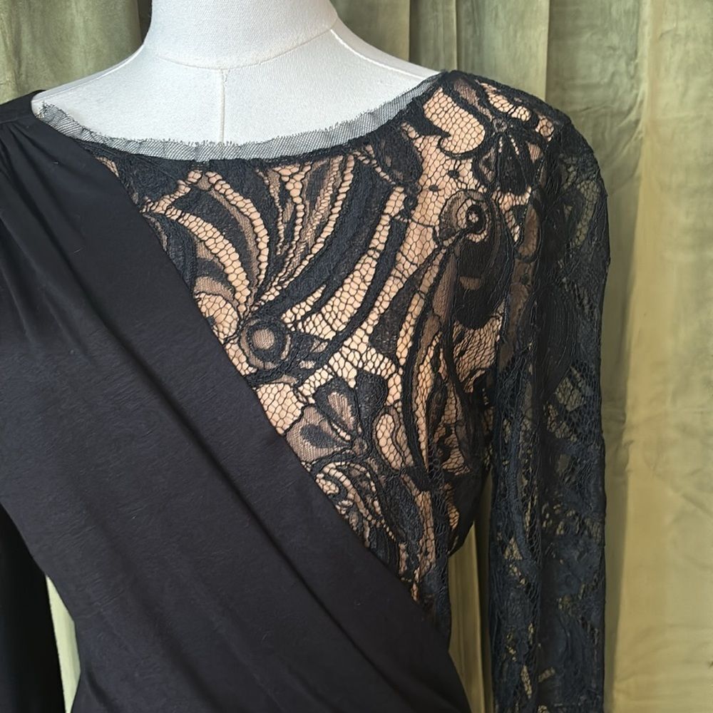 Emilio Pucci Black Lace Dress, US10 - Picture 7 of 14